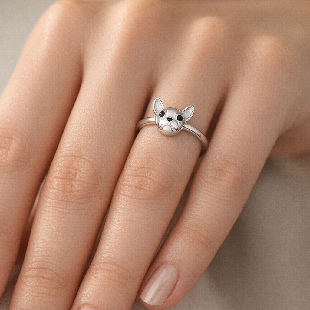 Anillo Perrito Bulldog