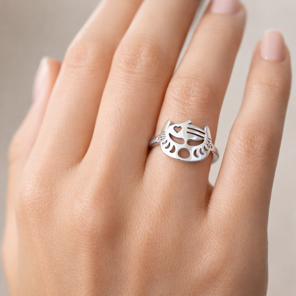 Anillo Fases Lunares Mano de Fátima