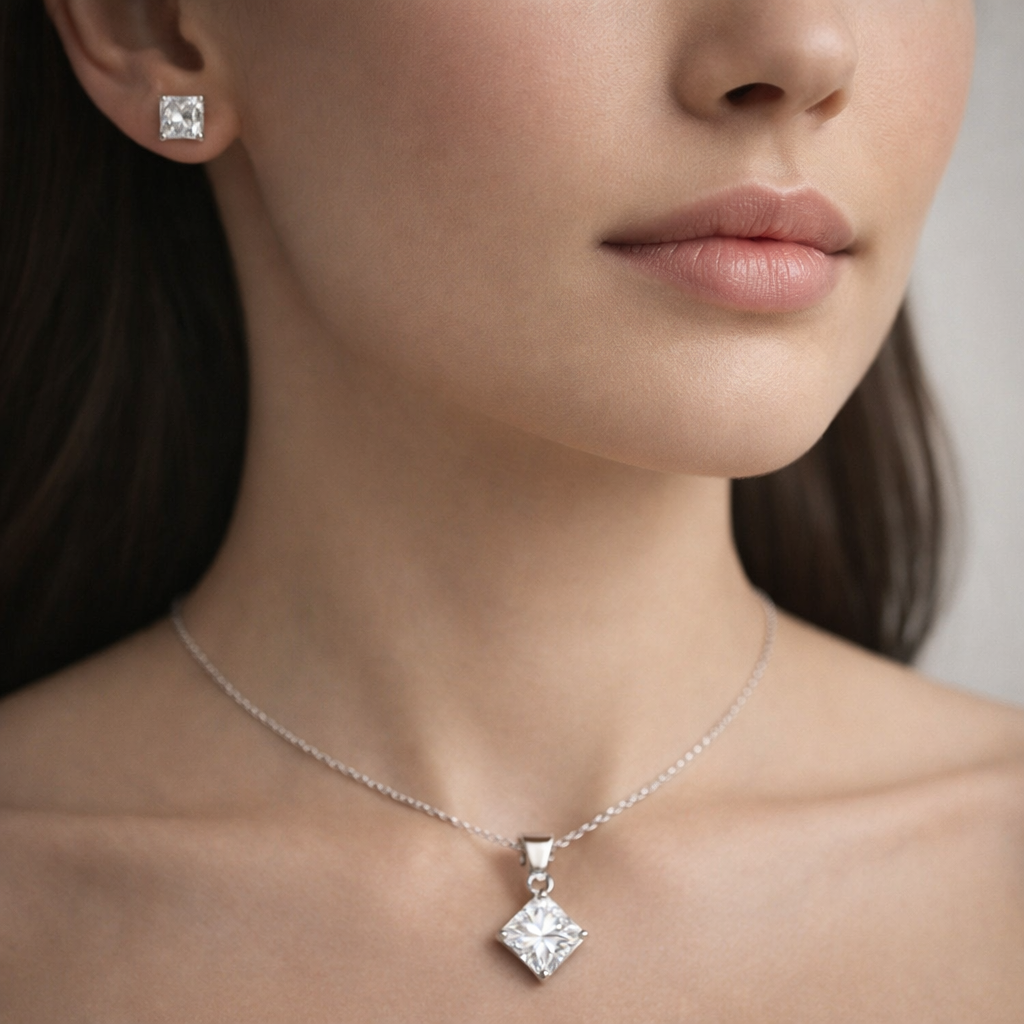 Conjunto Circón 8 mm