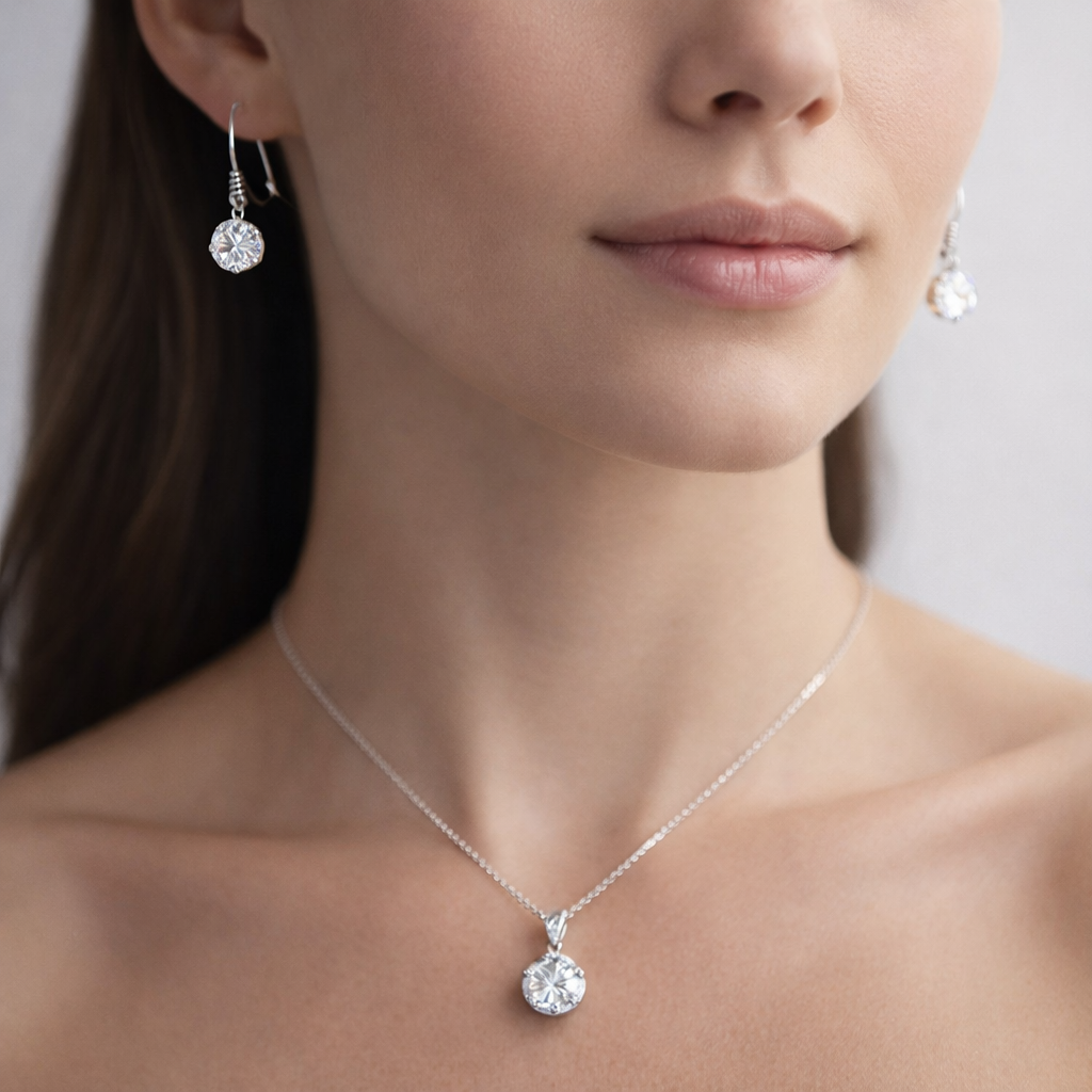 Conjunto Circón 8x10 mm