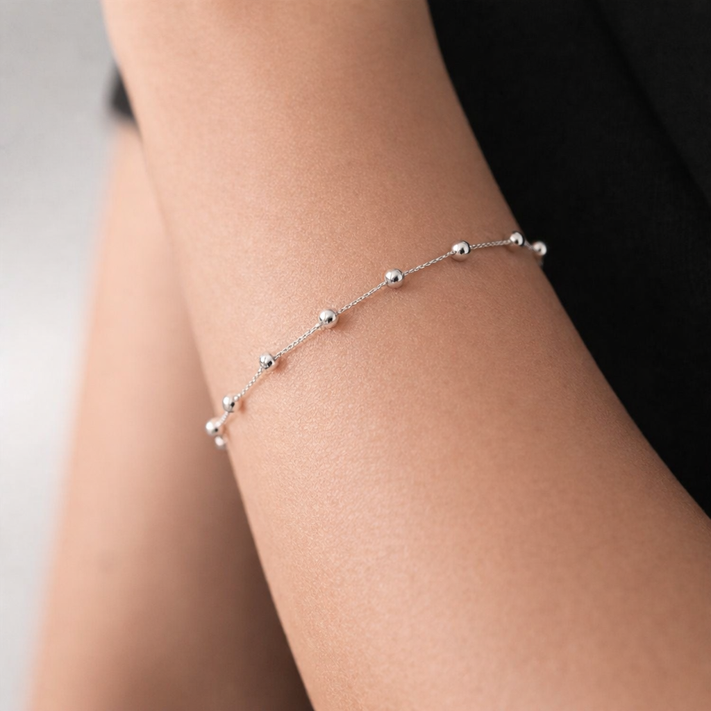 Pulsera Veneciana con Esferas 16 cm