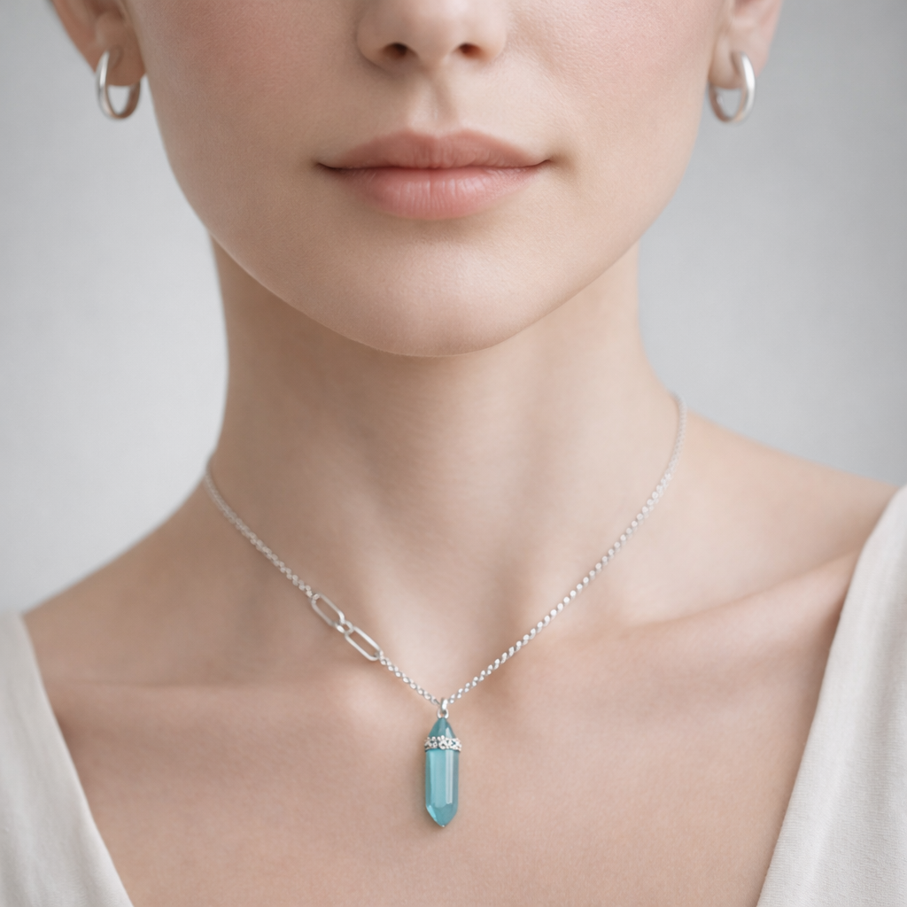 Collar Cuarzo Bicolor