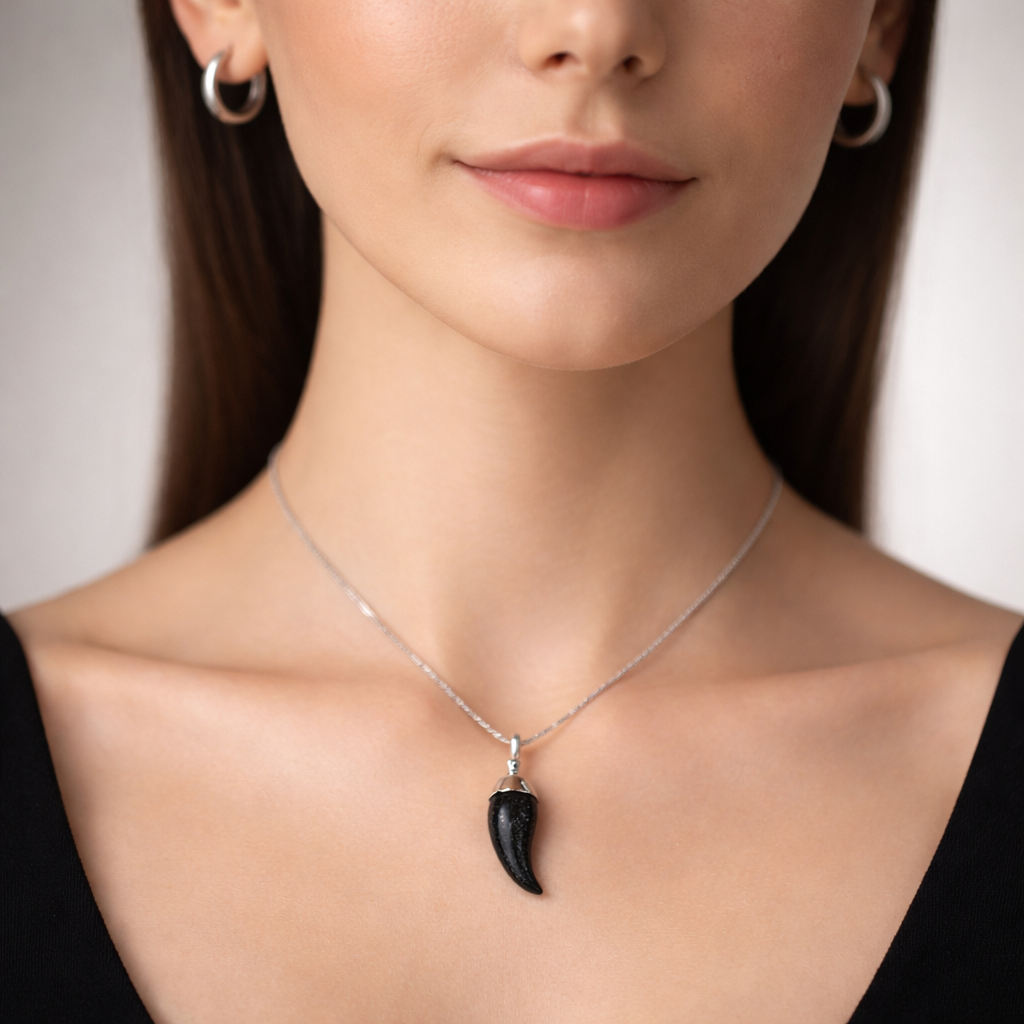 Collar Colmillo Lluvia de Estrellas