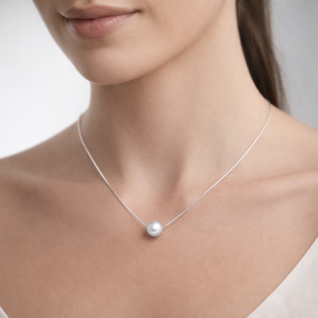 Collar Veneciano con Perla