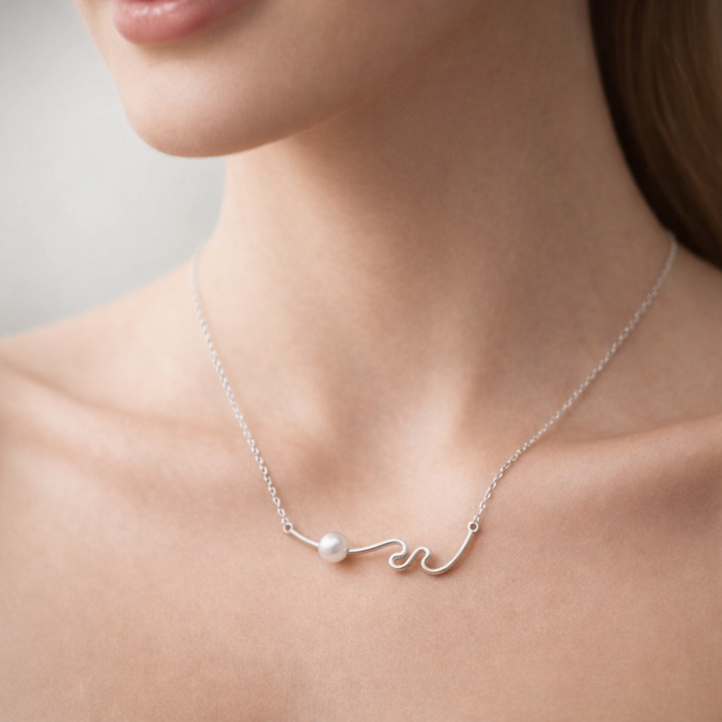 Collar Olas Perla