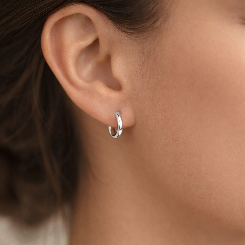 Argolla Corte Cuadrado 14 mm