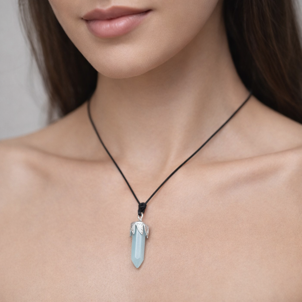 Collar Choker Ajustable Cuarzo