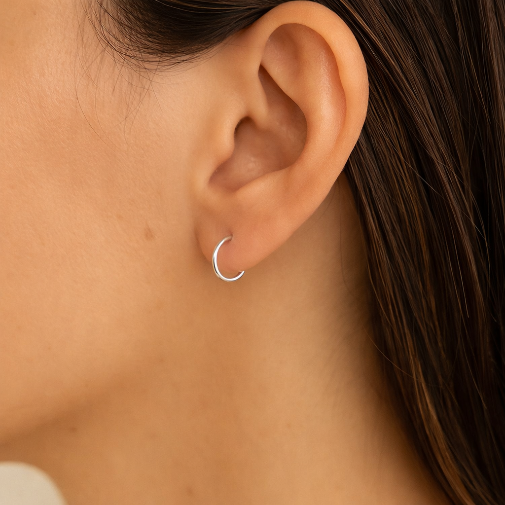 Argolla Corte Cuadrado 18 mm