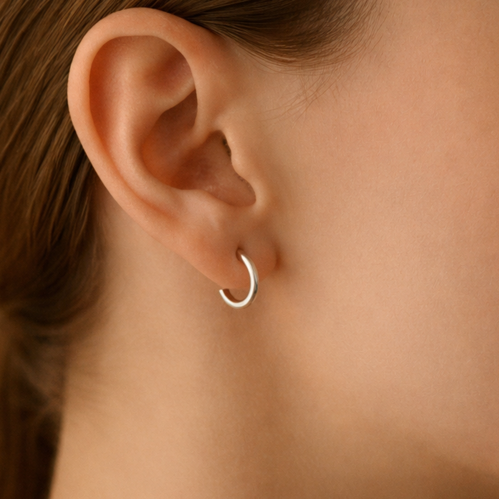 Semi Argolla Corte Cuadrado 16 mm