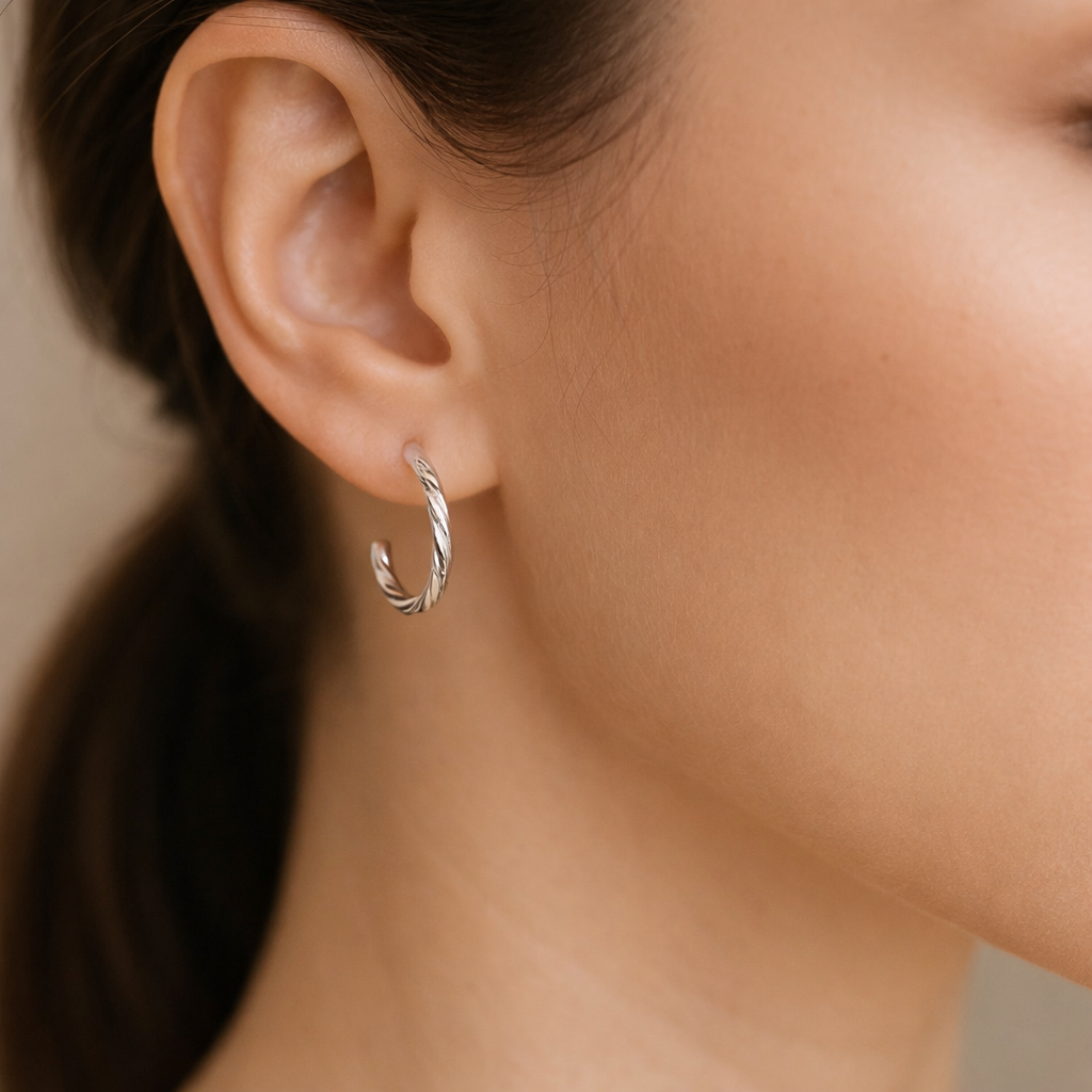 Semi Argolla Entorchada 18 mm