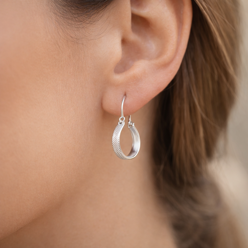 Argolla Bote Facetada 24 mm