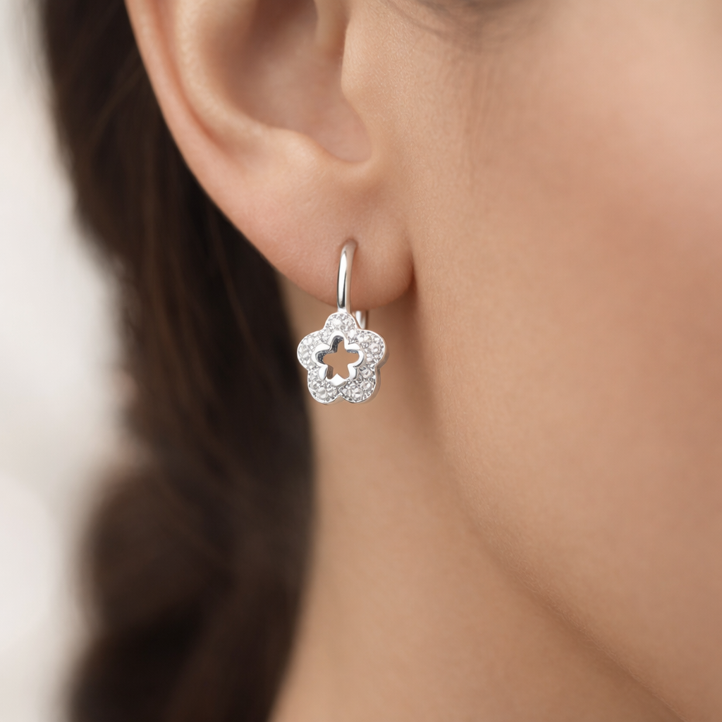 Aro Clip Flor Circones