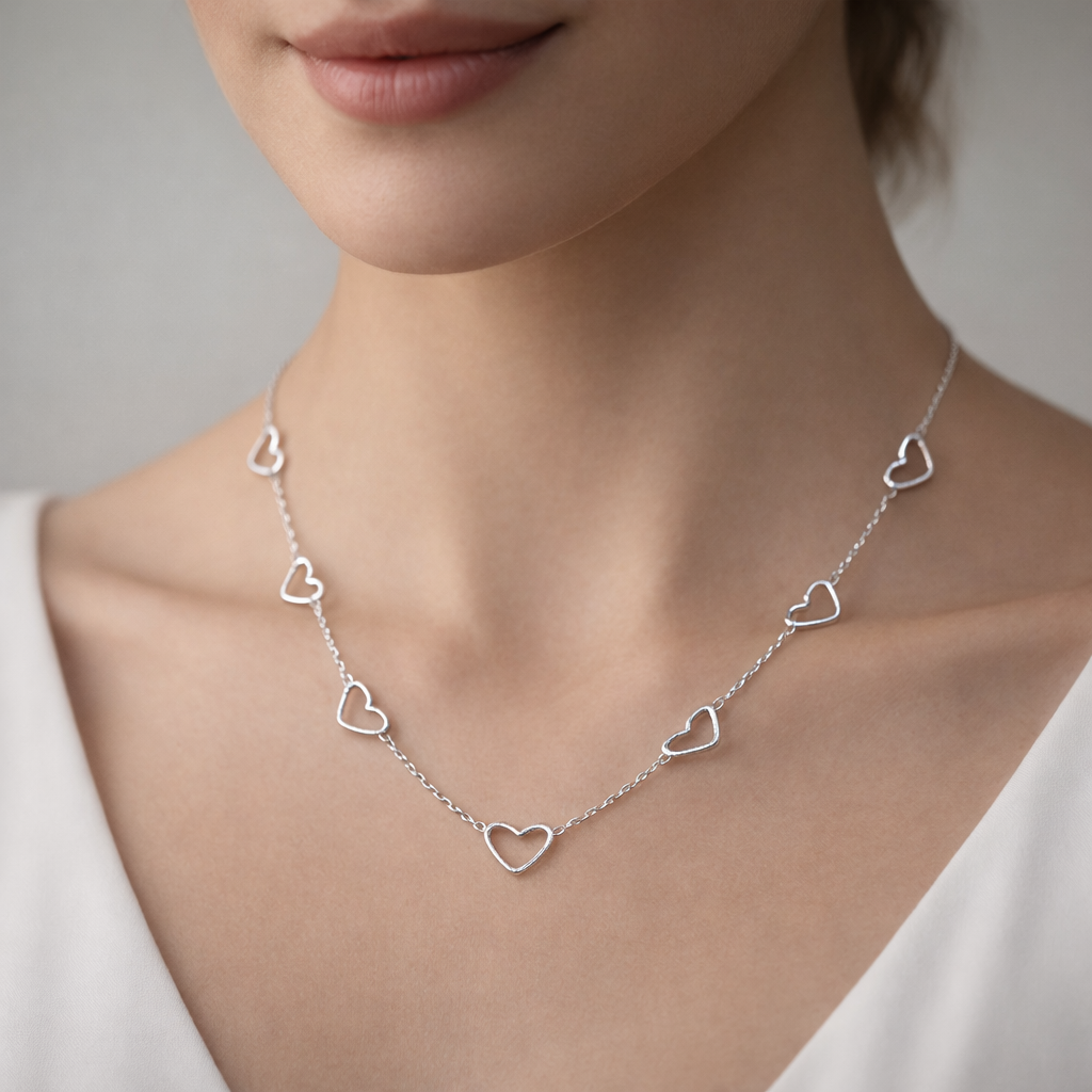 Collar Corazones