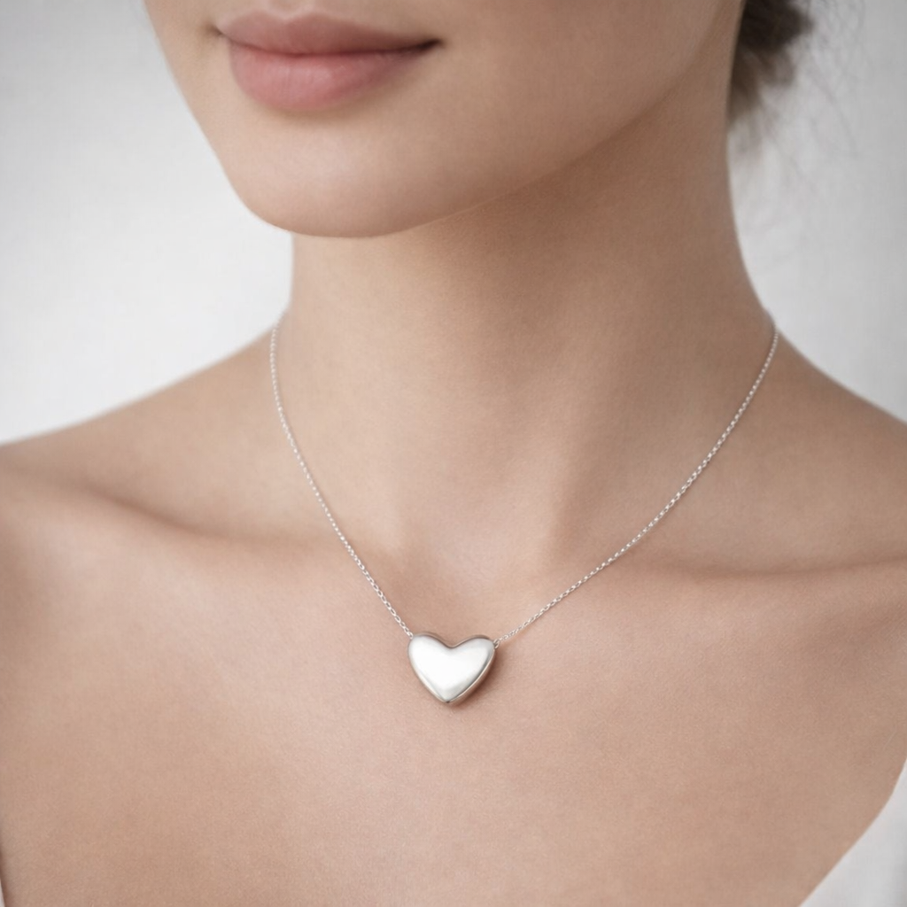 Collar Corazón Chunky