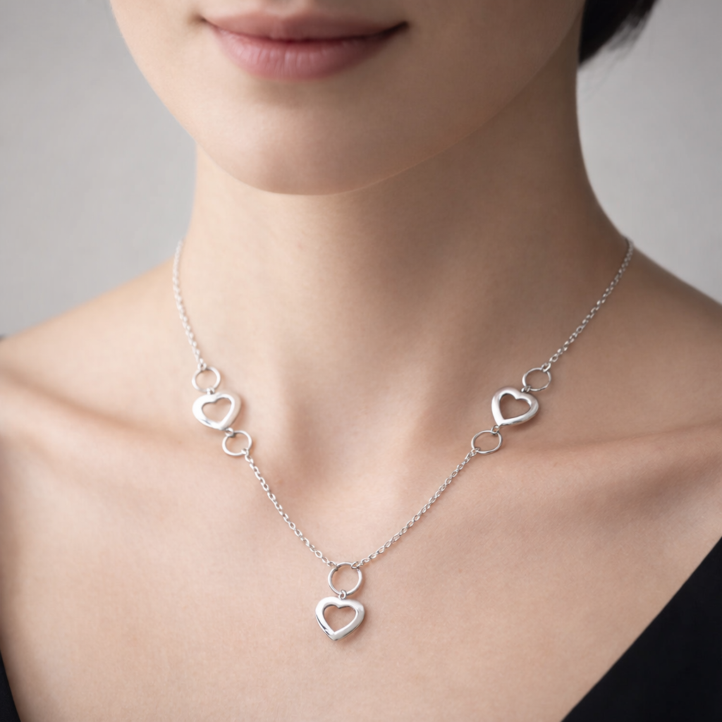 Collar Corazones