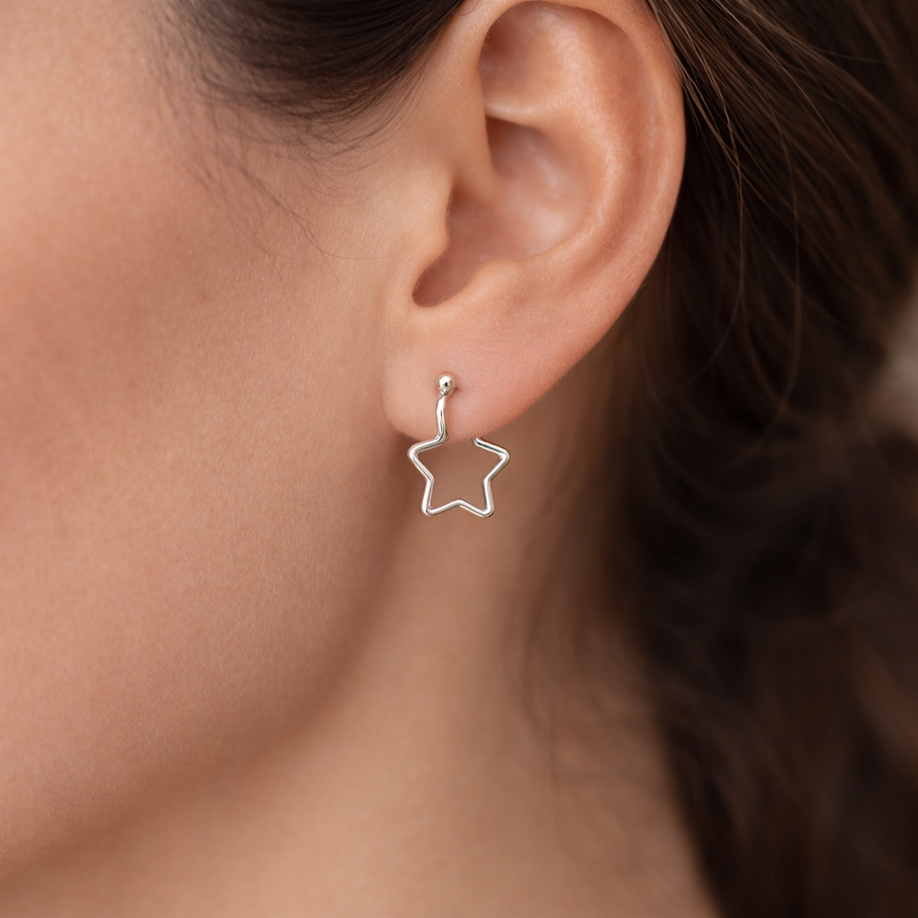 Argolla Maxi Estrella 22 mm
