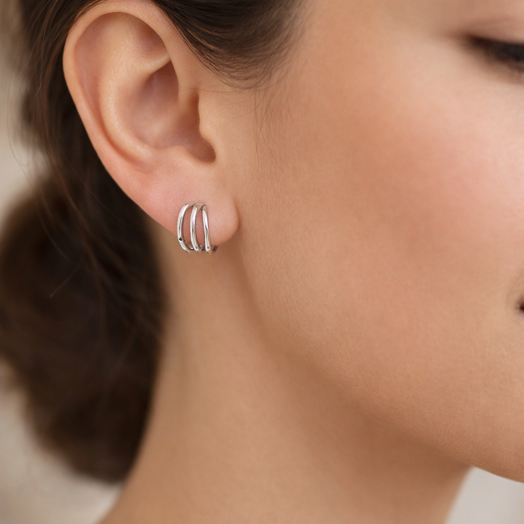 Semi Argolla Triple 14 mm