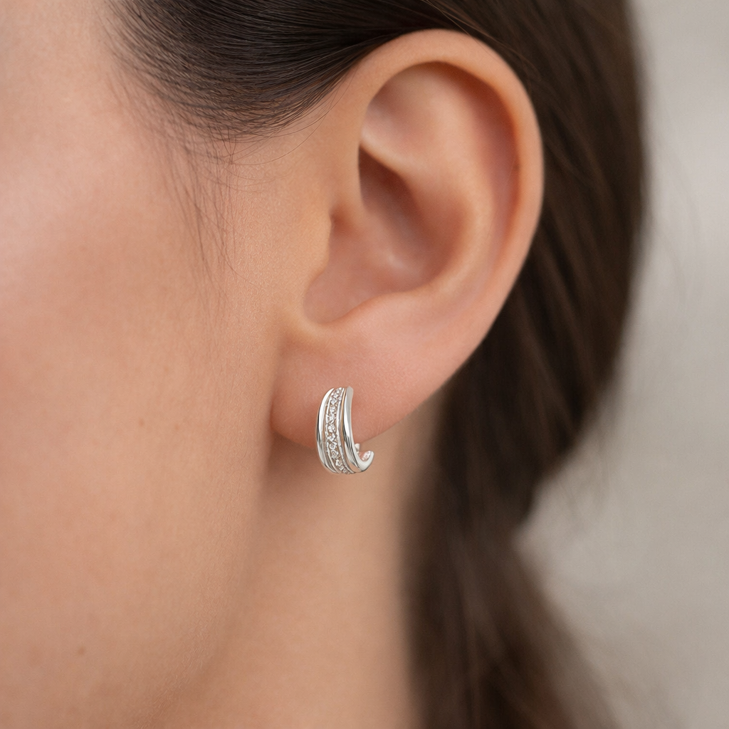 Semi Argolla Triple Circones 11 mm
