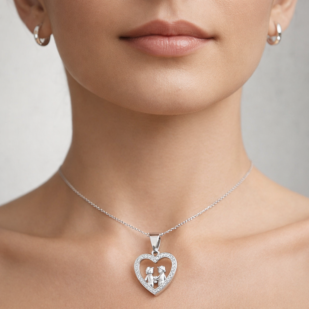 Colgante Corazón Niño Niña Circones