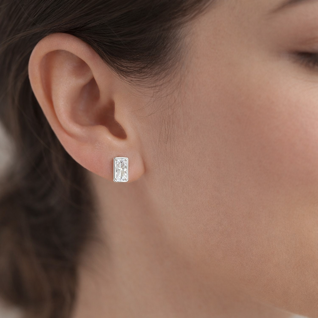 Aro Circón Baguette 3x7 mm