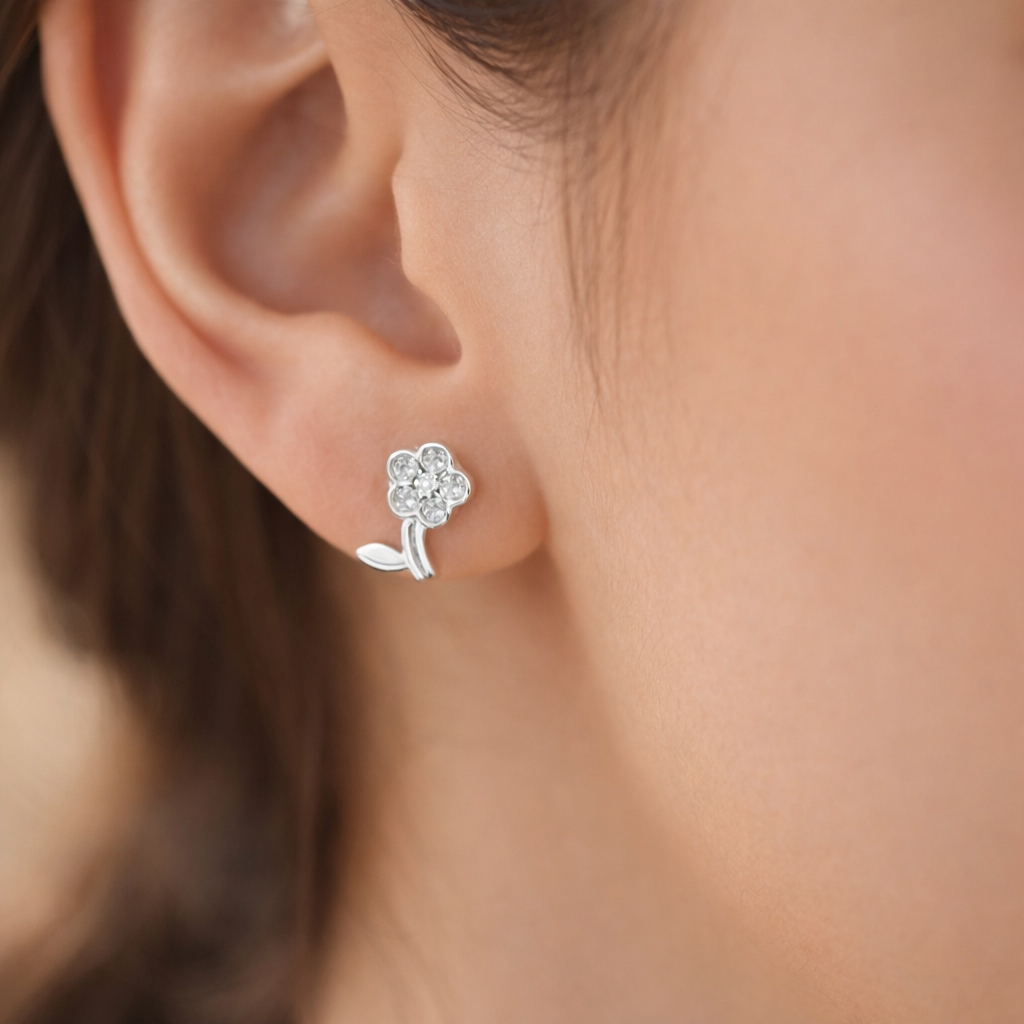 Aro con Tope Flor Circones