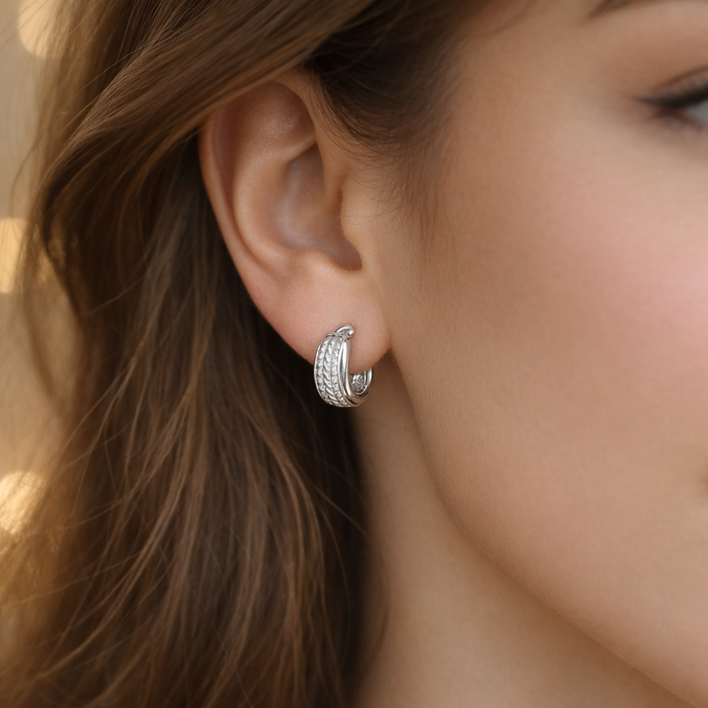 Argolla Étnica Trenzada 13 mm