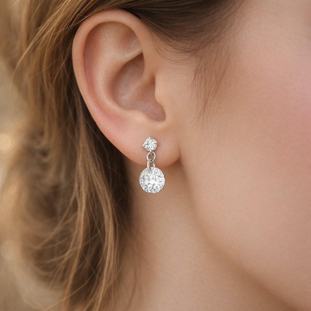 Aro Circón Cristal Hecho con Swarovski®