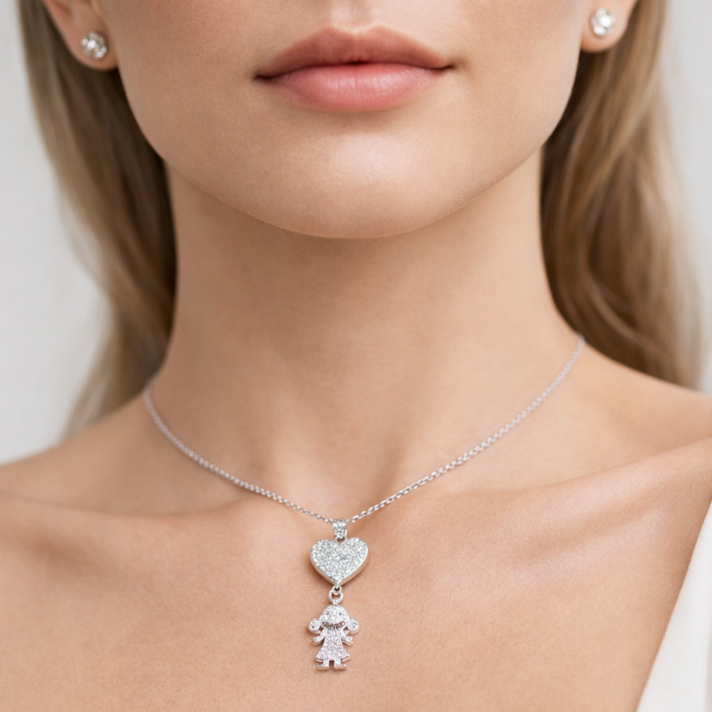 Colgante Corazón Niña Circones
