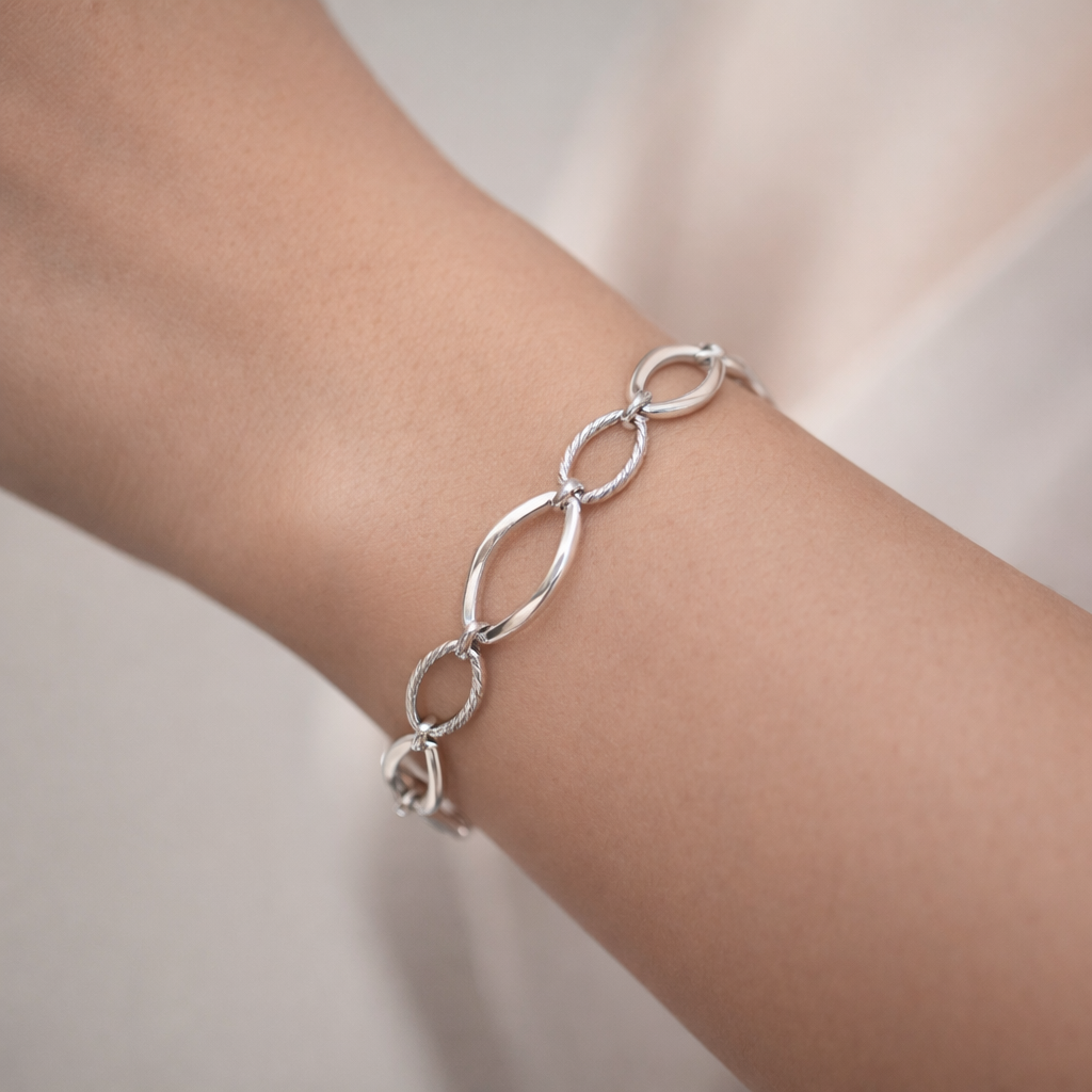 Pulsera Óvalos Entorchados