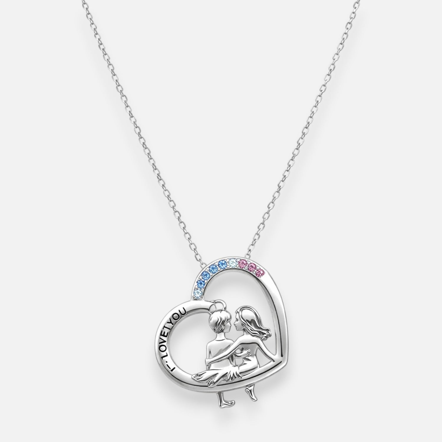 Collar Corazón Mamá e Hija Circones Multicolor
