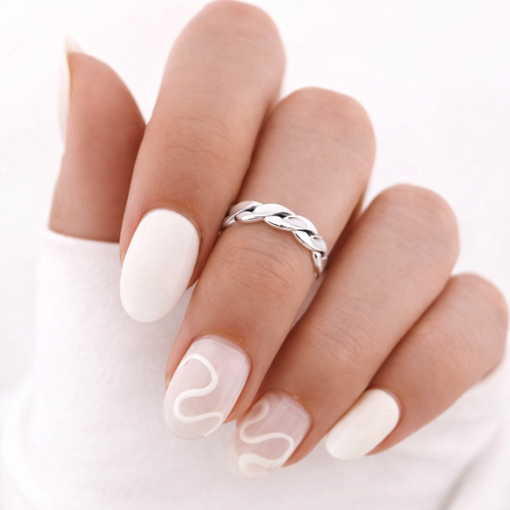 Anillo Midi Trenzado