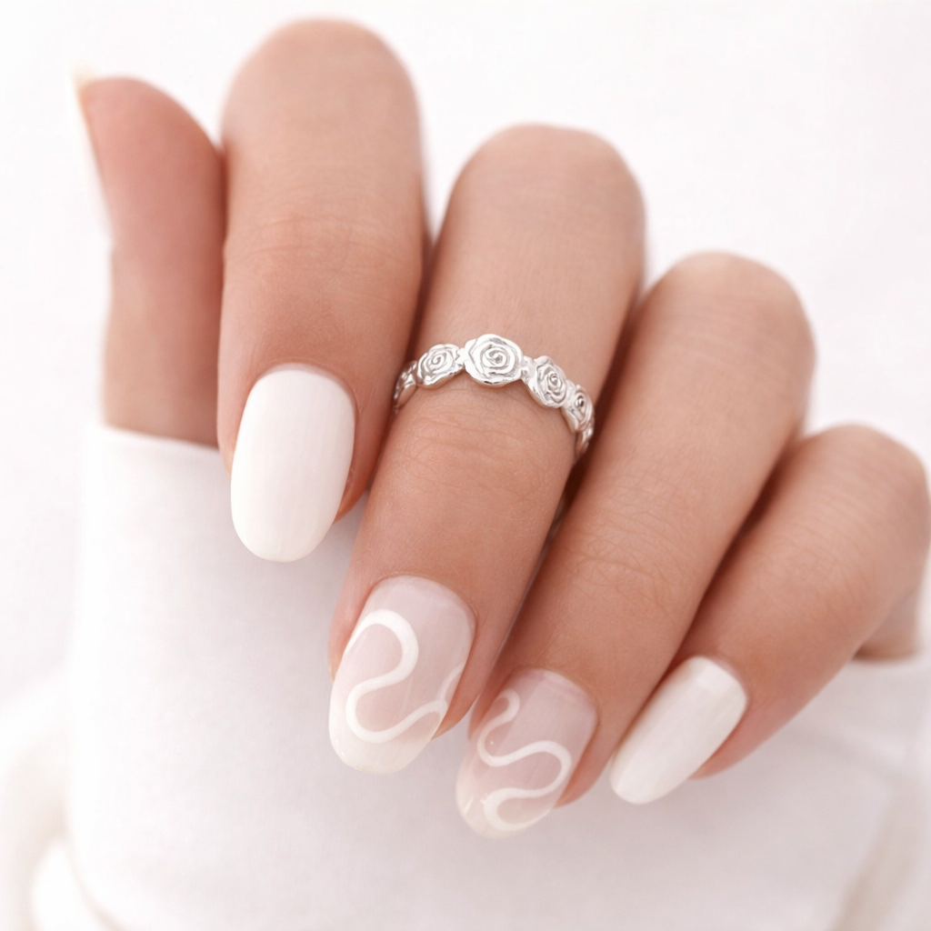 Anillo Midi Flores