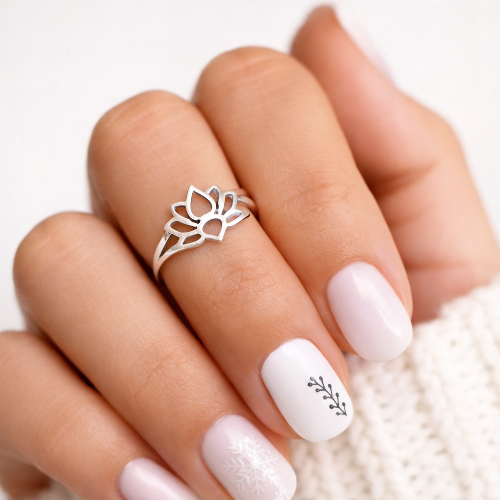 Anillo Midi Flor de Loto
