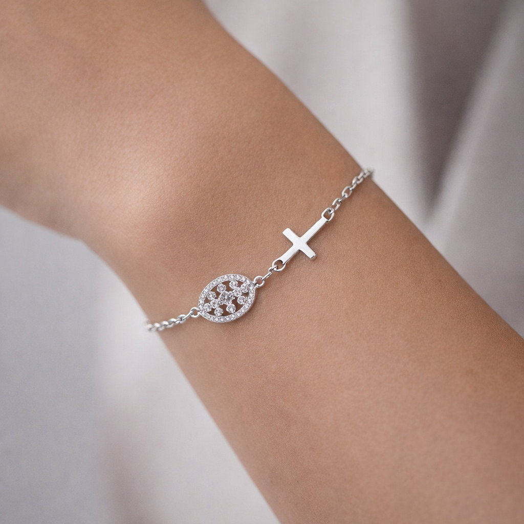Pulsera Cruz Caravaca Circones