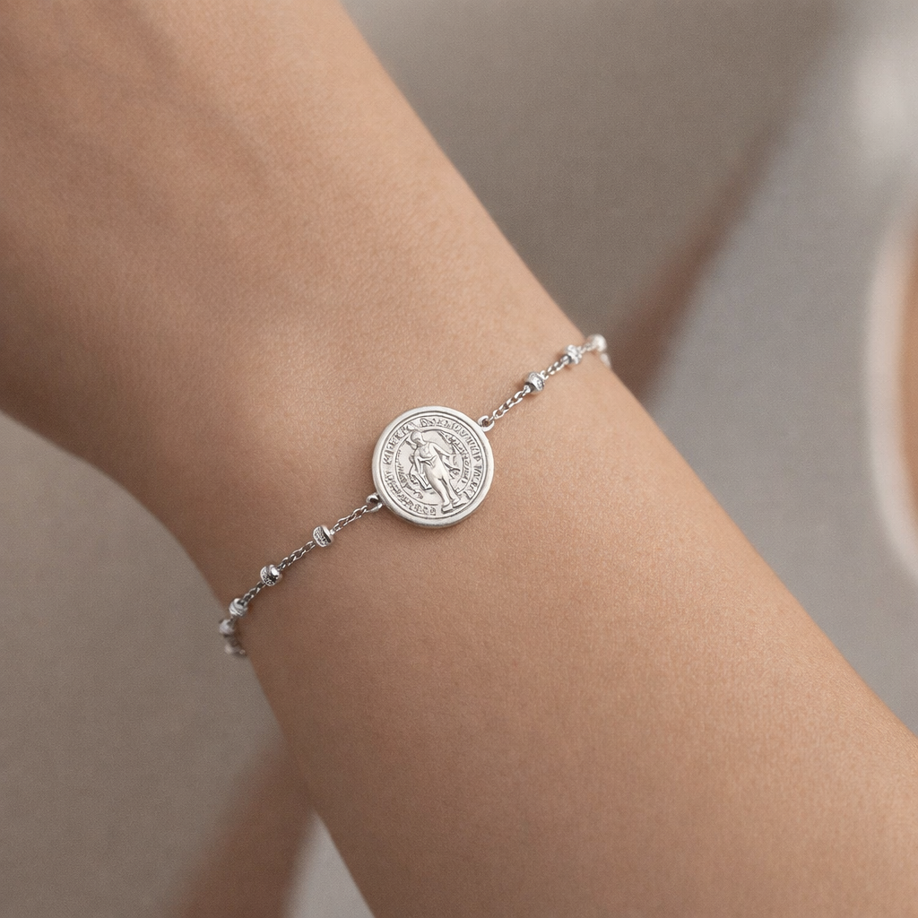 Pulsera San Benito Abad Esferas