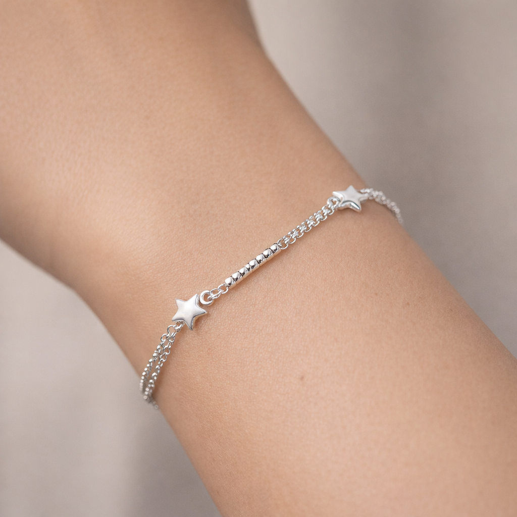 Pulsera Estrellas Barritas Entorchadas