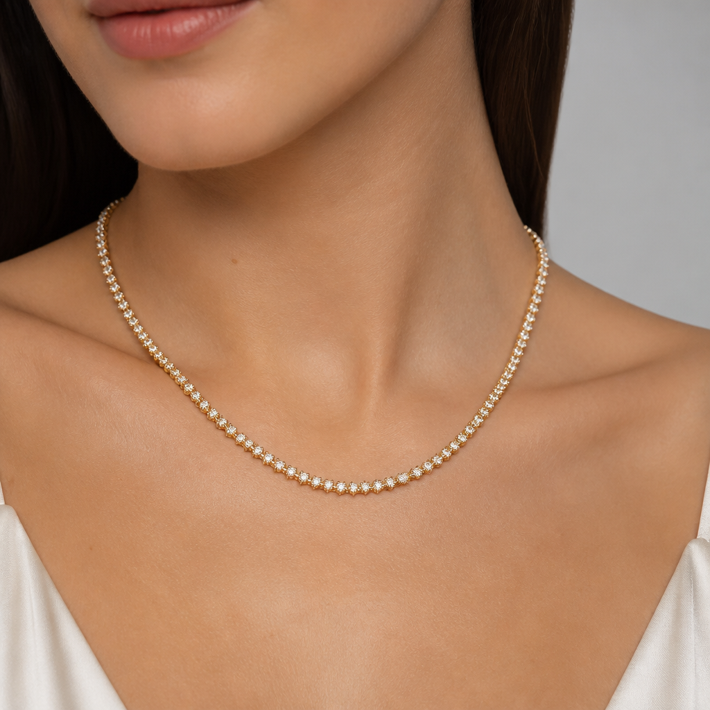 Collar Tenis Circones Marquise
