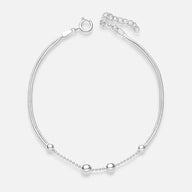 Pulsera Cola de Topo Doble Esferas