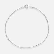 Pulsera Cola de Topo con Hexágonos