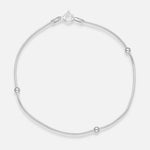 Pulsera Cola de Topo con Esferas
