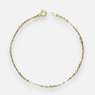 Pulsera Cola de Topo Entorchada Hexágonos
