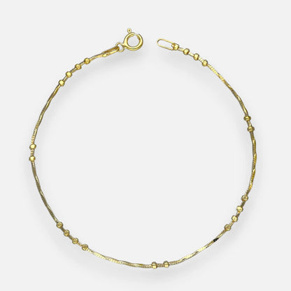 Pulsera Cola de Topo Entorchada Hexágonos