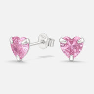 Aro Corazón Circón Rosa Francia 6 mm