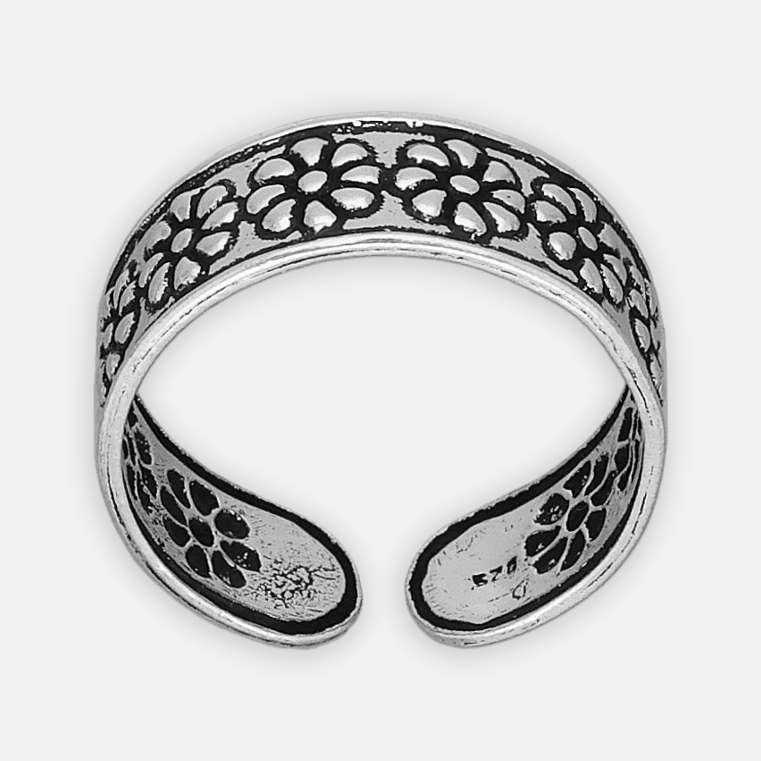 Anillo Midi Flores
