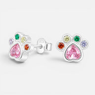 Aro Patita Corazón Circones Multicolor
