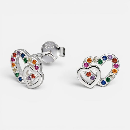 Aro Corazones Circones Multicolor