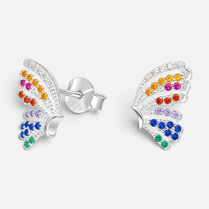Aro Mariposa Circones Multicolor