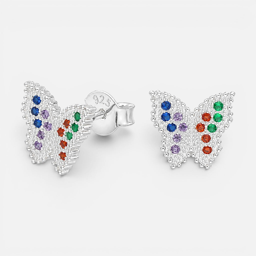 Aro Mariposa Circones Multicolor