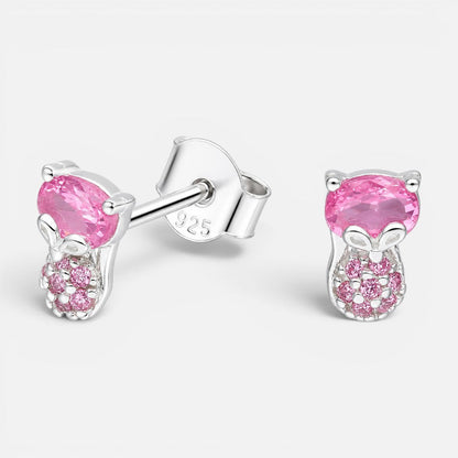 Aro Mini Gatito Circones Rosa Francia 6x4 mm