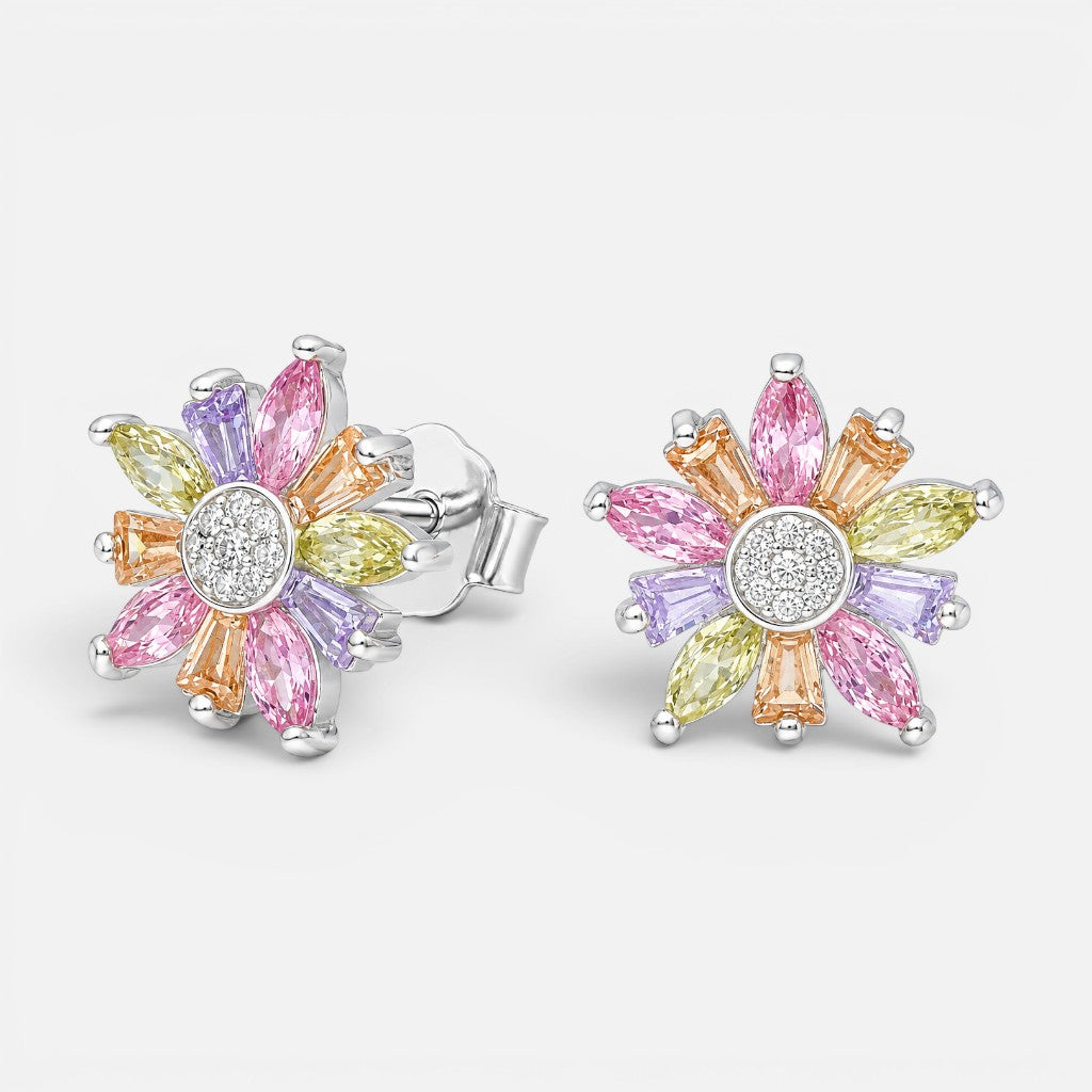 Aro Flor Circones Baguette Multicolor